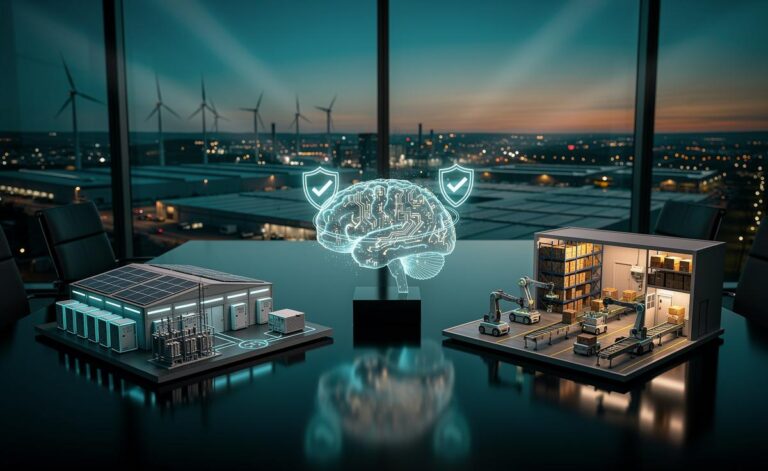 Illustration of three pitch decks on growth and expansion dated 6 January 2026, covering clean energy microgrids, an AI compliance co‑pilot, and mid‑market warehouse automation