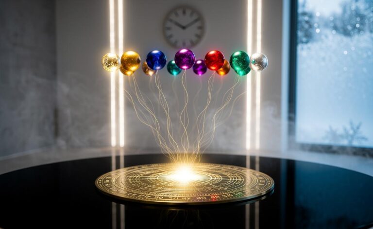 Illustration of the 8 numbers with the highest vibration on 9 January 2026