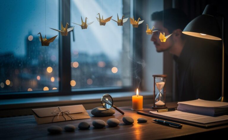 Illustration of the 7–1–9 numerological pattern guiding 7 January 2026 with themes of research, initiation, and completion