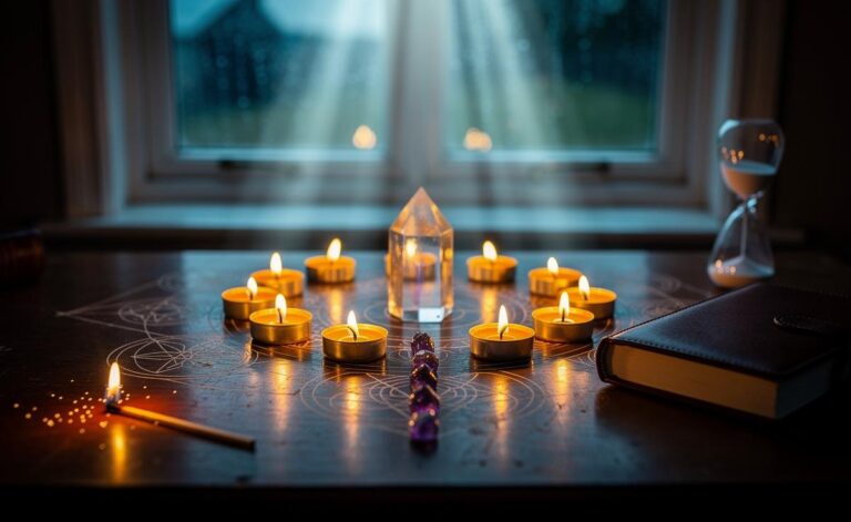 Illustration of the spiritual numerology of January 7, 2026, highlighting numbers 1, 7, and 9—initiation, introspection, and completion.