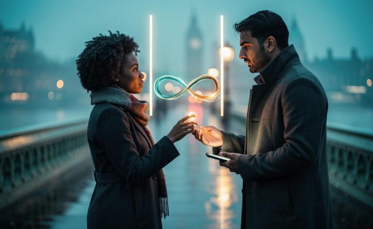 Illustration of love numerology insights for 8 January 2026 – the 1‑8‑1 code guiding romance and an unexpected revelation