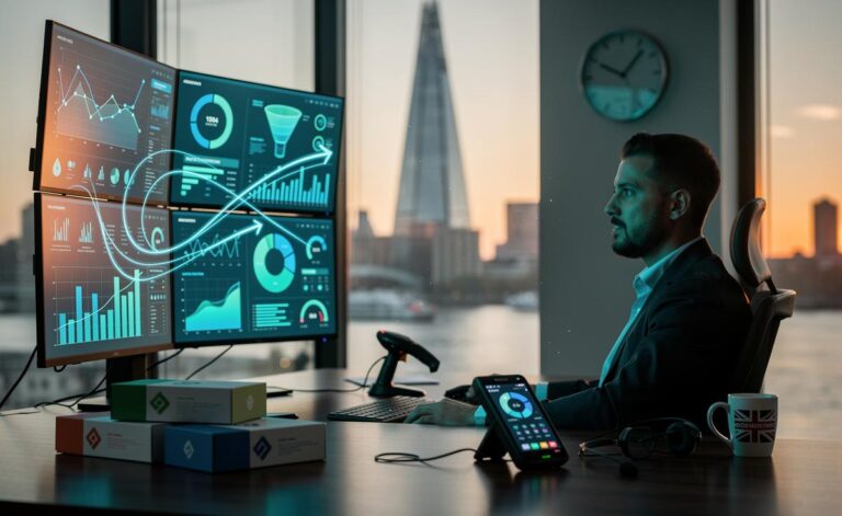 Illustration of numbers-driven planning for 7 January 2026 using a UK-focused dashboard tracking leading indicators, unit economics, and OODA-based decision checkpoints