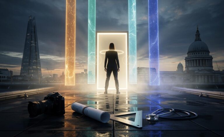 Illustration of personal growth through Master Numbers 11, 22, and 33 on 8 January 2026, a double-one Universal 1 Day in a Universal 1 Year