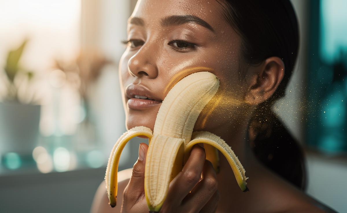 The Banana Peel Face Massage That Revives Dull Skin: How Nutrients Hydrate Deeply
