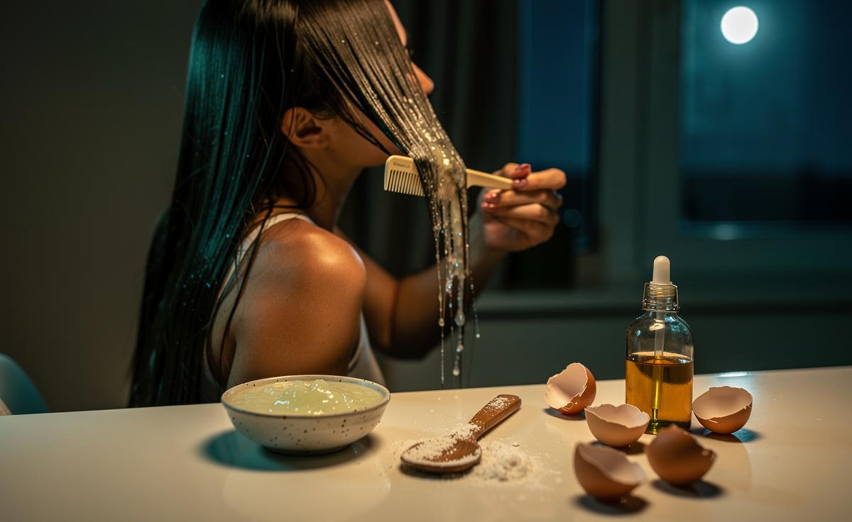The Eggshell Hair Mask That Boosts Shine Overnight: How Calcium Fortifies Strands