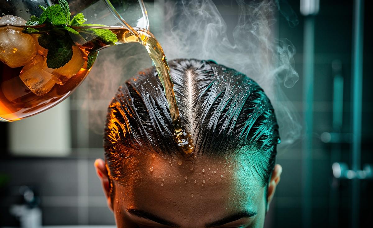 The Peppermint Tea Rinse That Refreshes Scalp in Minutes: How Cooling Menthol Invigorates Roots