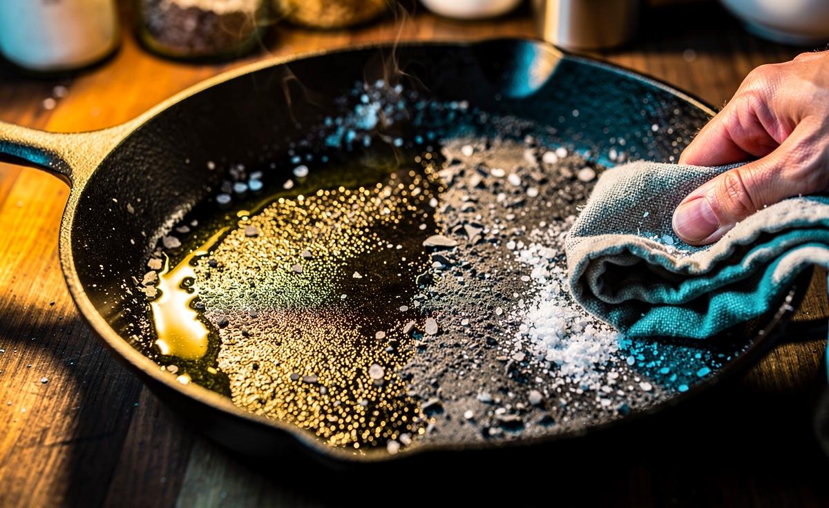 The Salt Scrub Method That Leaves Cookware Sparkling: How Abrasion Unseats Stubborn Residue