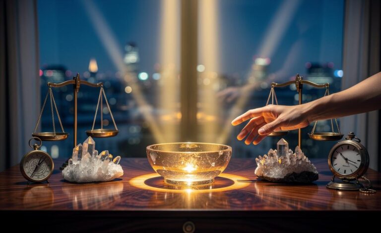 Illustration of a numerology calendar dated 9 January 2026 highlighting Universal Day 11/2 with symbols of intuition, partnership, and balanced decision-making