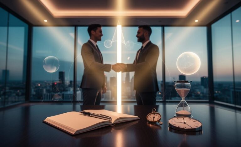 Illustration of numerology guidance for success on 9 January 2026, featuring Universal Year 1, Universal Month 2, and an 11/2 day emphasising partnership, intuition, and a practical schedule